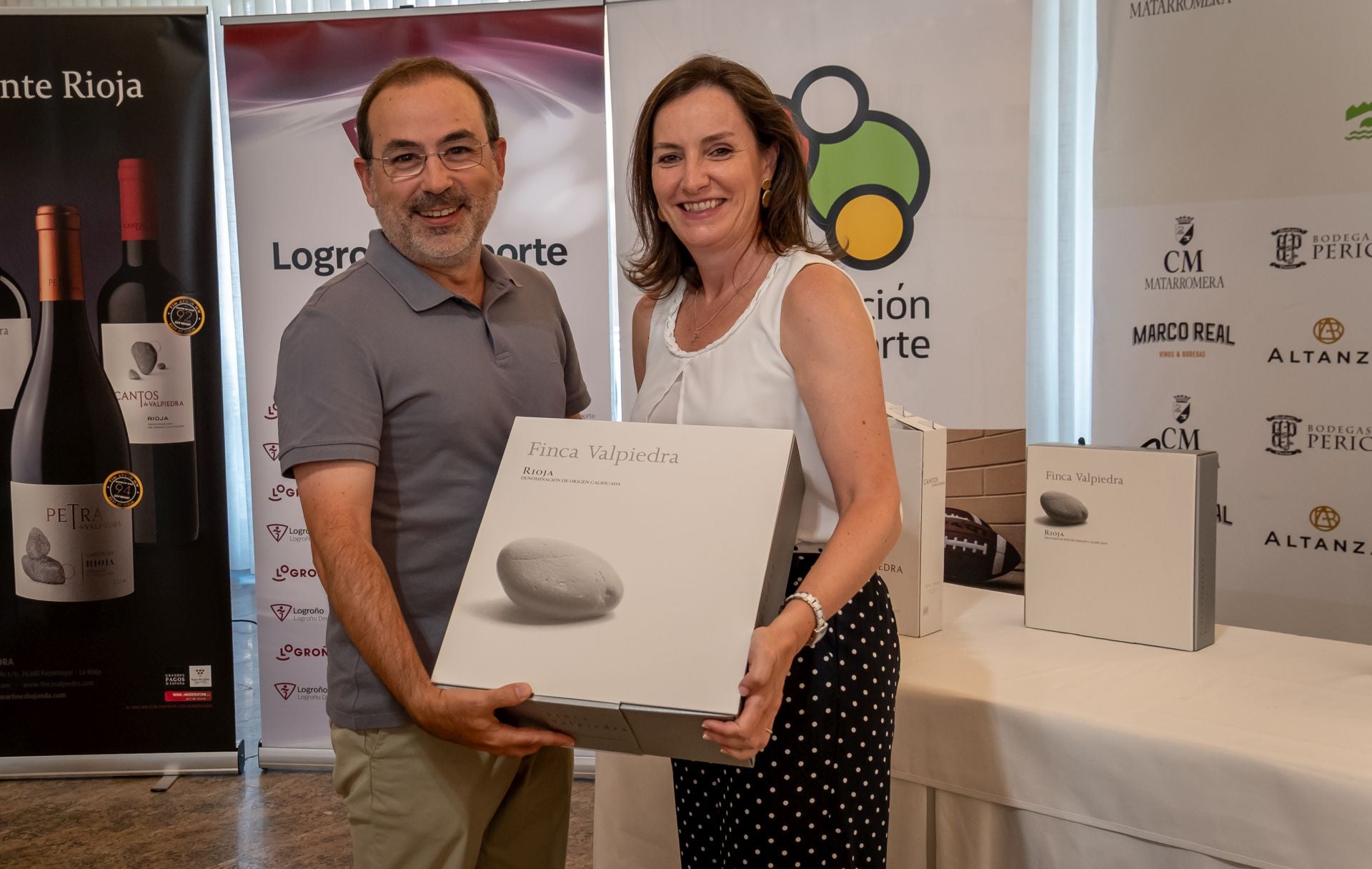 La entrega de premios del Torneo Finca Valpiedra