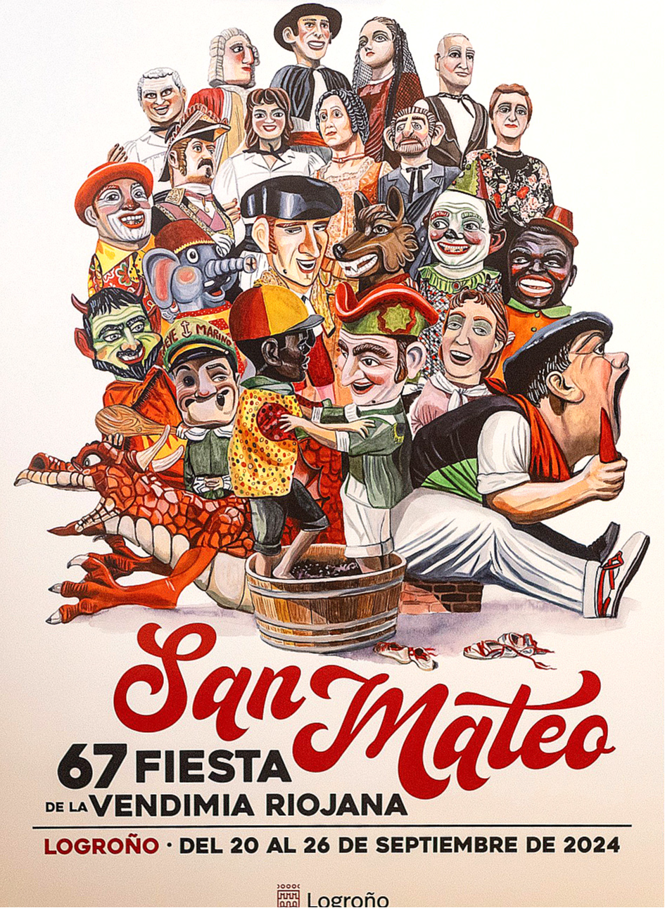 Cartel de San Mateo 2024.
