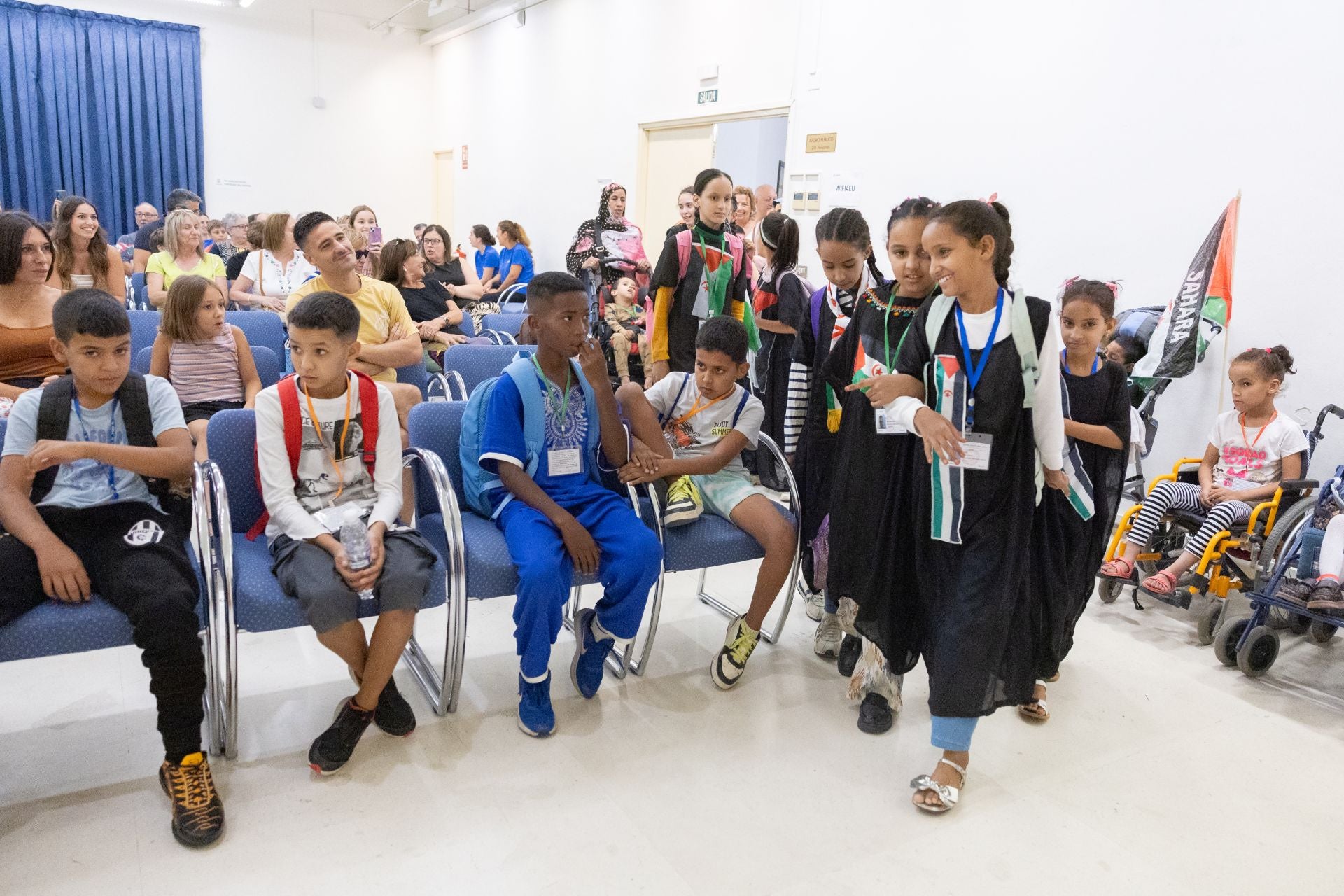 Logroño recibe a los niños saharauis que vivirán con familias de acogida