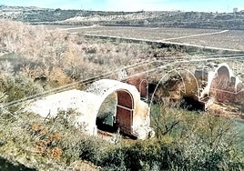 Ilustración de Arenas y Asociados, la ingeniería de diseño encargada de la redacción del proyecto para la recuperación del arco riojano del puente Mantible.