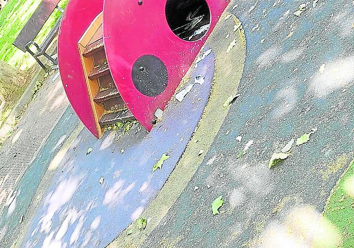 El parque de la plaza Maestro Lope, hoy en La Guindilla.