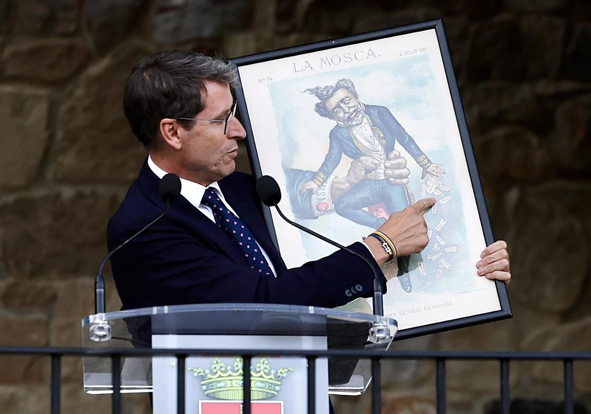 Acto institucional en memoria de Práxedes Mateo-Sagasta