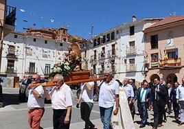 Imagen de archivo de la procesión de Santa Ana, en Herce.