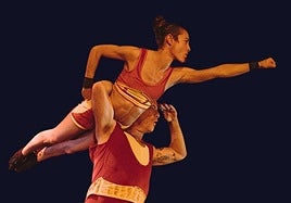 El Dúo Niu en su espectáculo 'Pandora'.