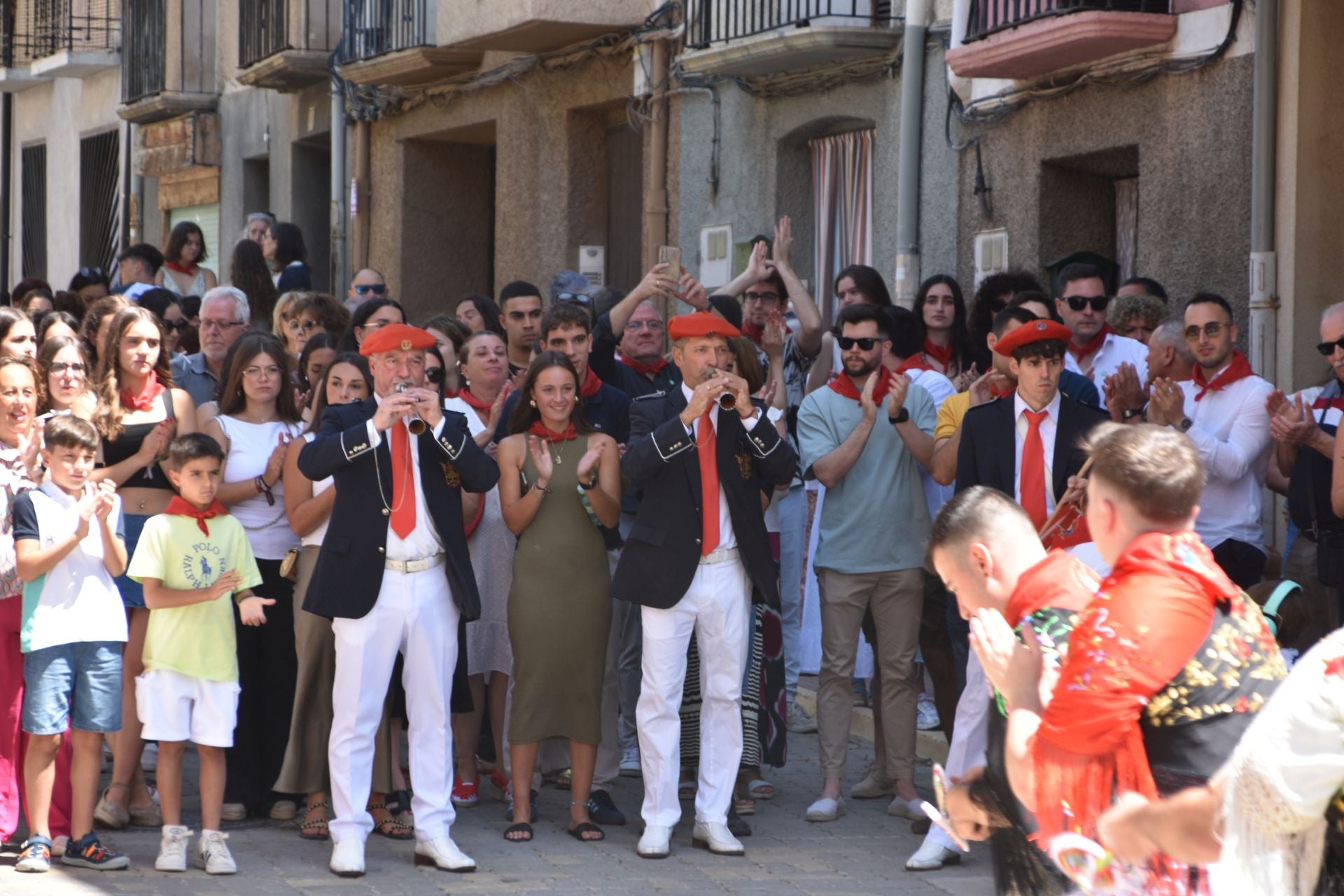 La bajada de Santa Ana y el baile de la gaita, en Cervera