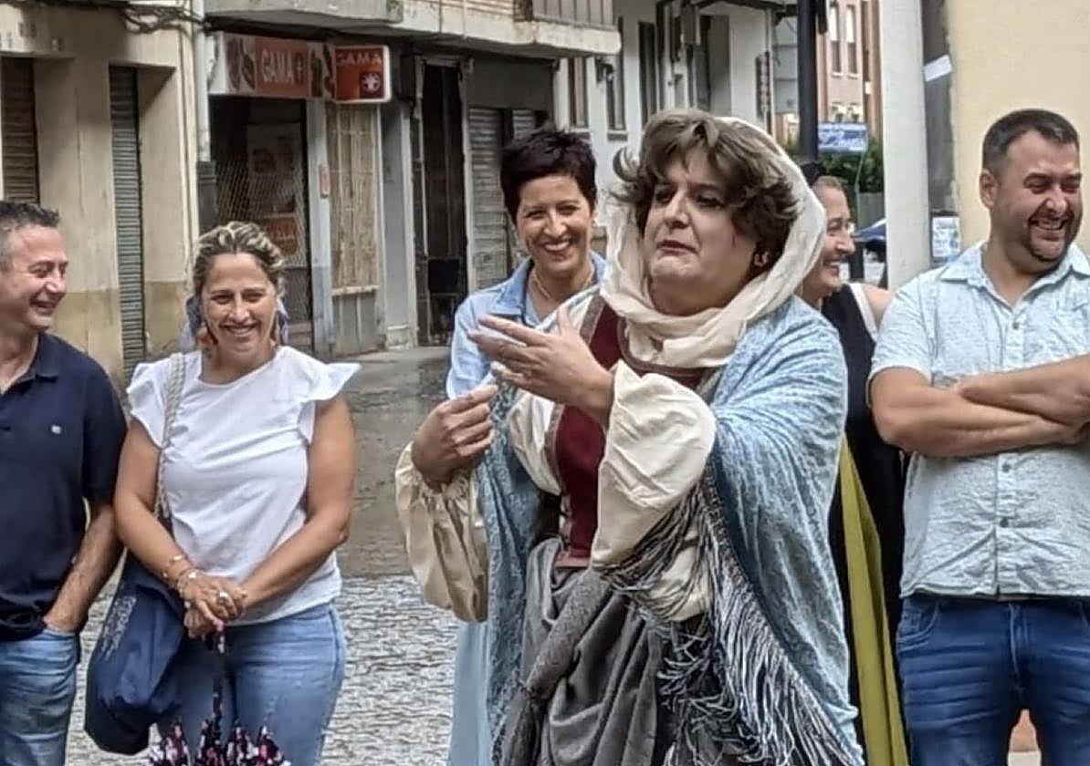 Una representación del año pasado de las rutas teatralizadas.