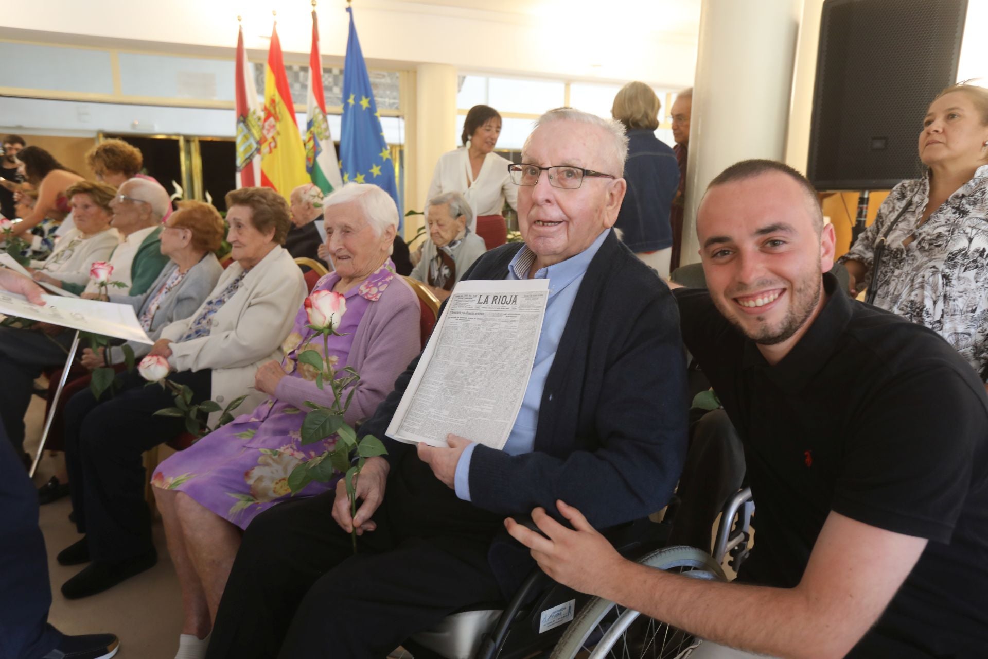 Las imágenes del homenaje a los abuelos de Logroño