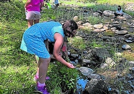 Una actividad anterior de 'Mójate por Cebollera'.