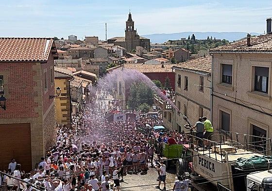 Regados con vino clarete, en San Asensio.