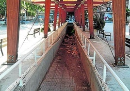 La plaza de la Alhóndiga, hoy en La Guindilla.