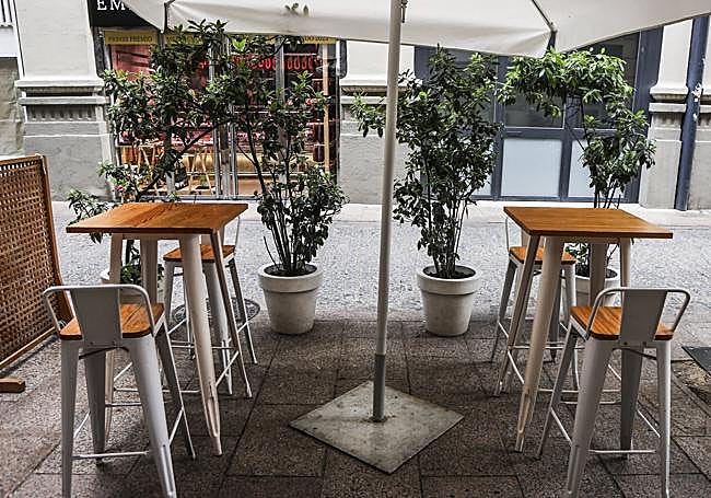 Terraza de En Ascuas.