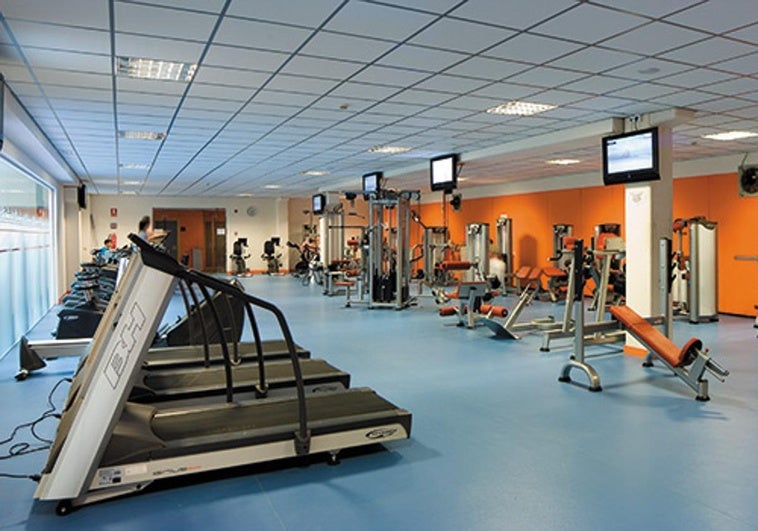 Sala de musculación de Logroño Deporte.