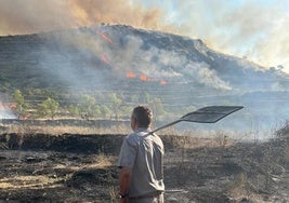 Las imágenes del incendio de Cornago