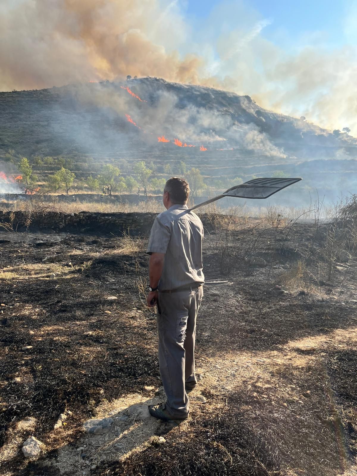 Las imágenes del incendio de Cornago