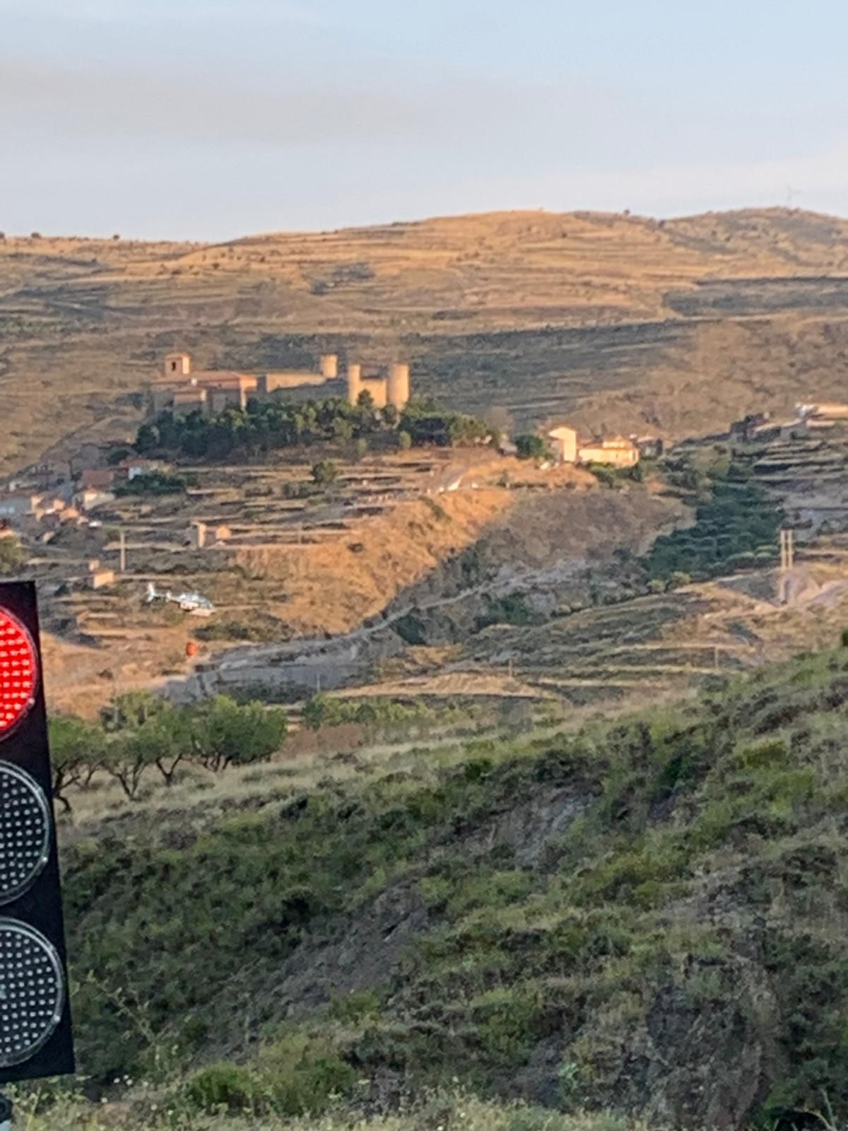 Las imágenes del incendio de Cornago