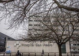Imagen del Hospital San Pedro, en Logroño.