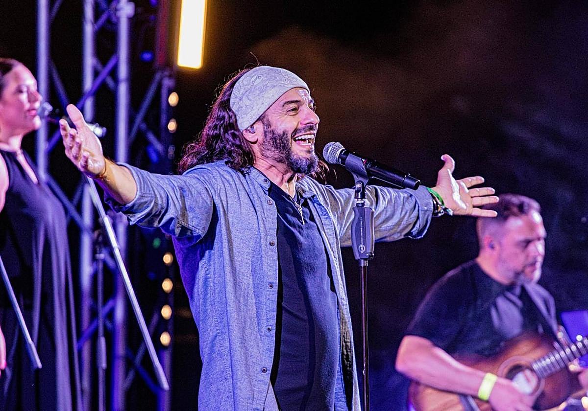 El Arrebato durante un concierto de este verano.