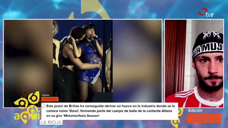 De Briñas al escenario con Aitana