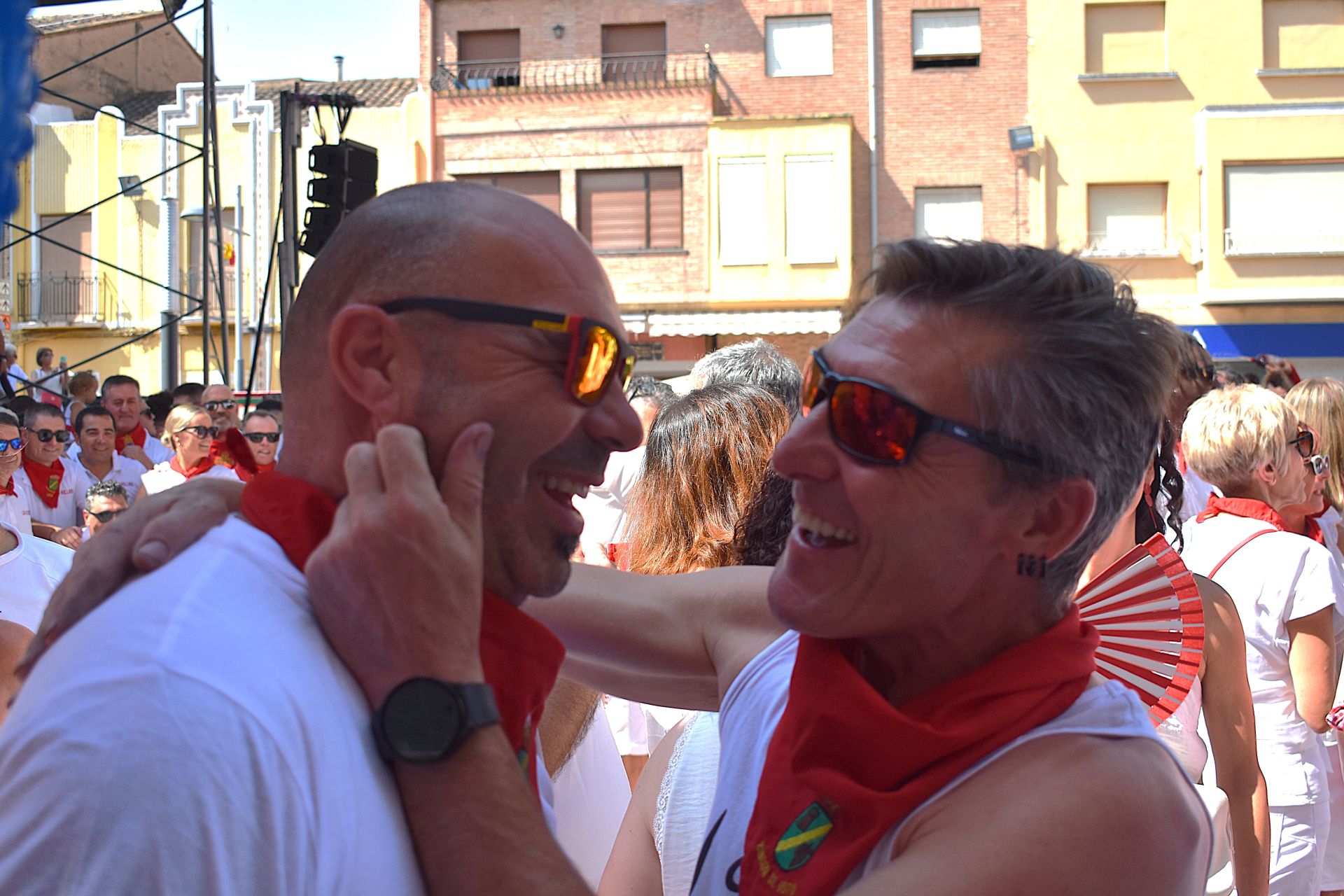 Las imágenes del cohete de las fiestas de Rincón de Soto