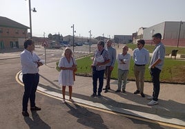 Visita esta mañana a las obras de la estación intermodal.