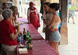 Degustación de choricillo en Ezcaray