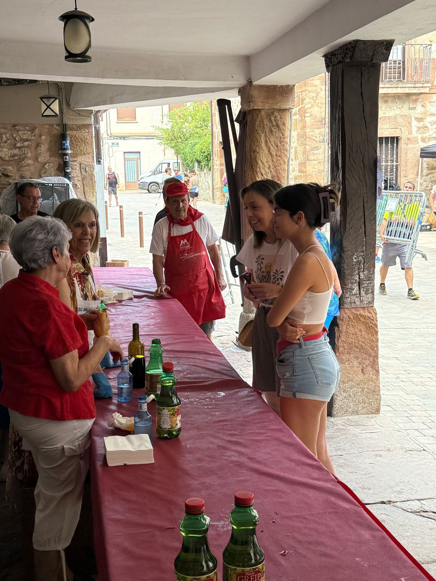 Degustación de choricillo en Ezcaray