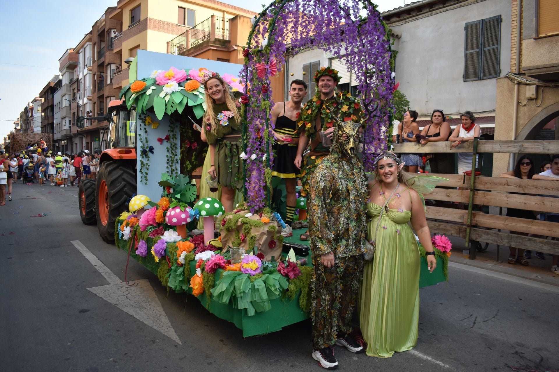 Rincón de Soto disfrutó de las carrozas