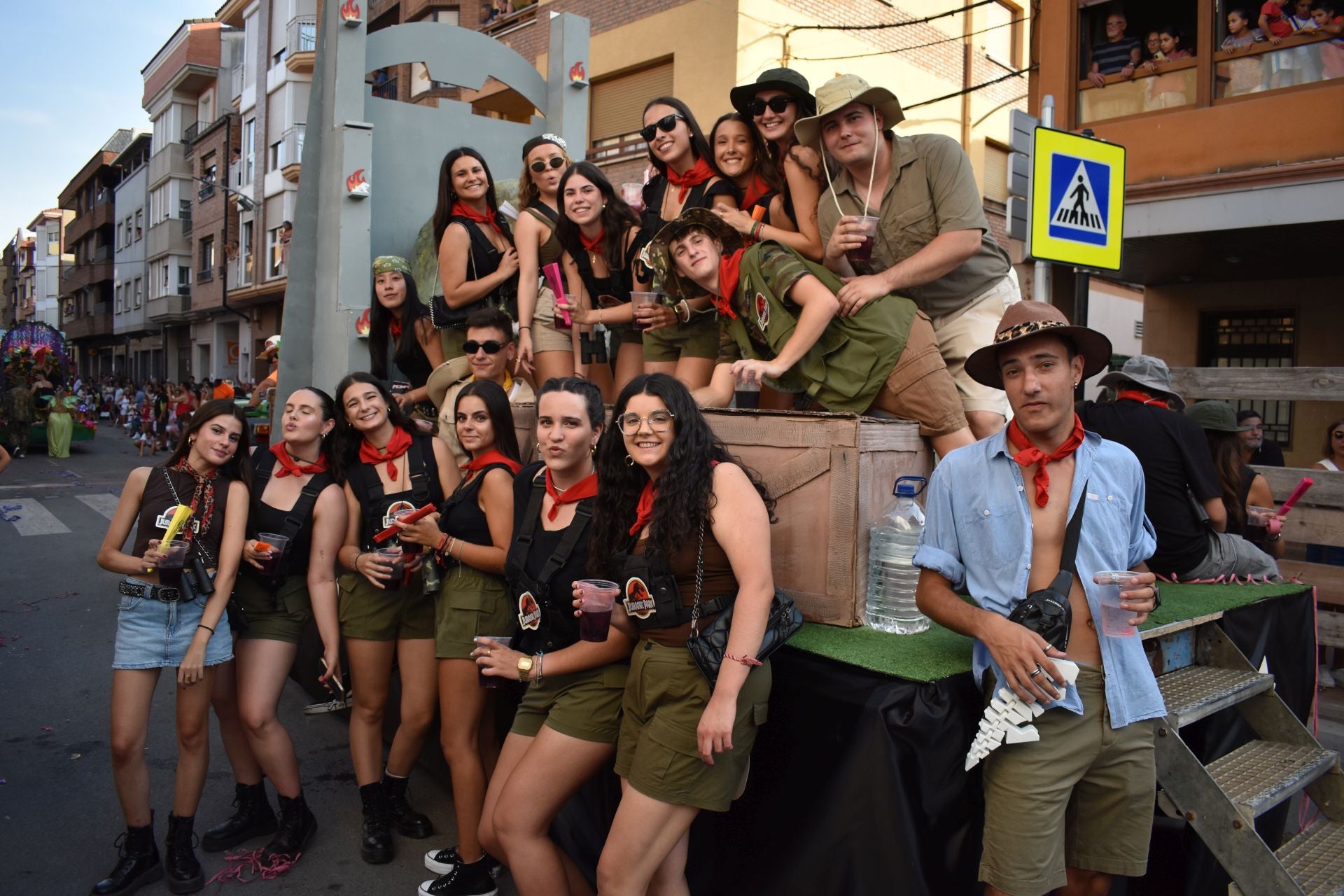 Rincón de Soto disfrutó de las carrozas