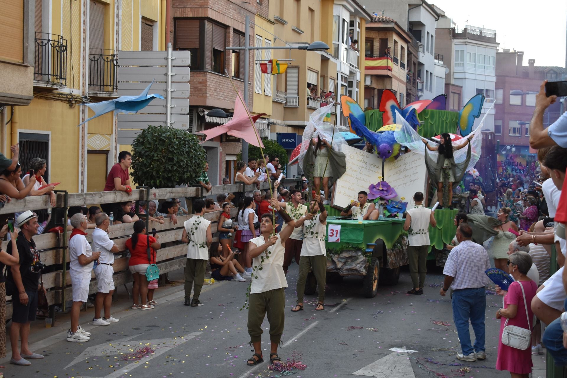 Rincón de Soto disfrutó de las carrozas
