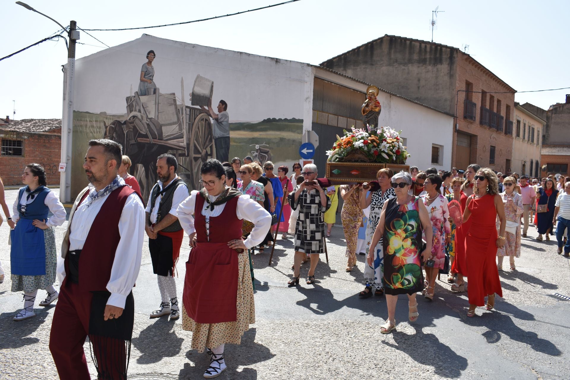 Las imágenes de la procesión de la Virgen de Carravieso en Rincón