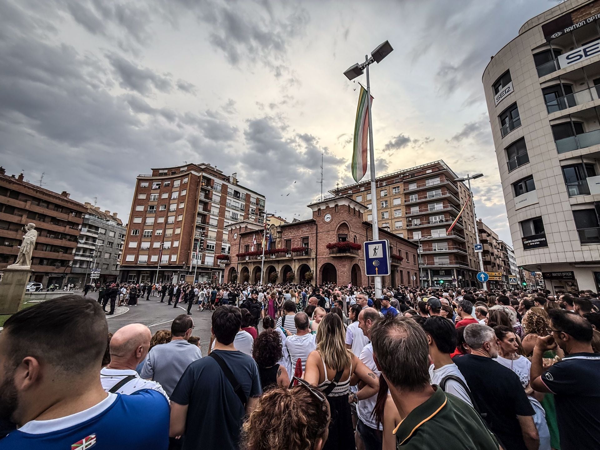 Las imágenes de la concentración de Calahorra