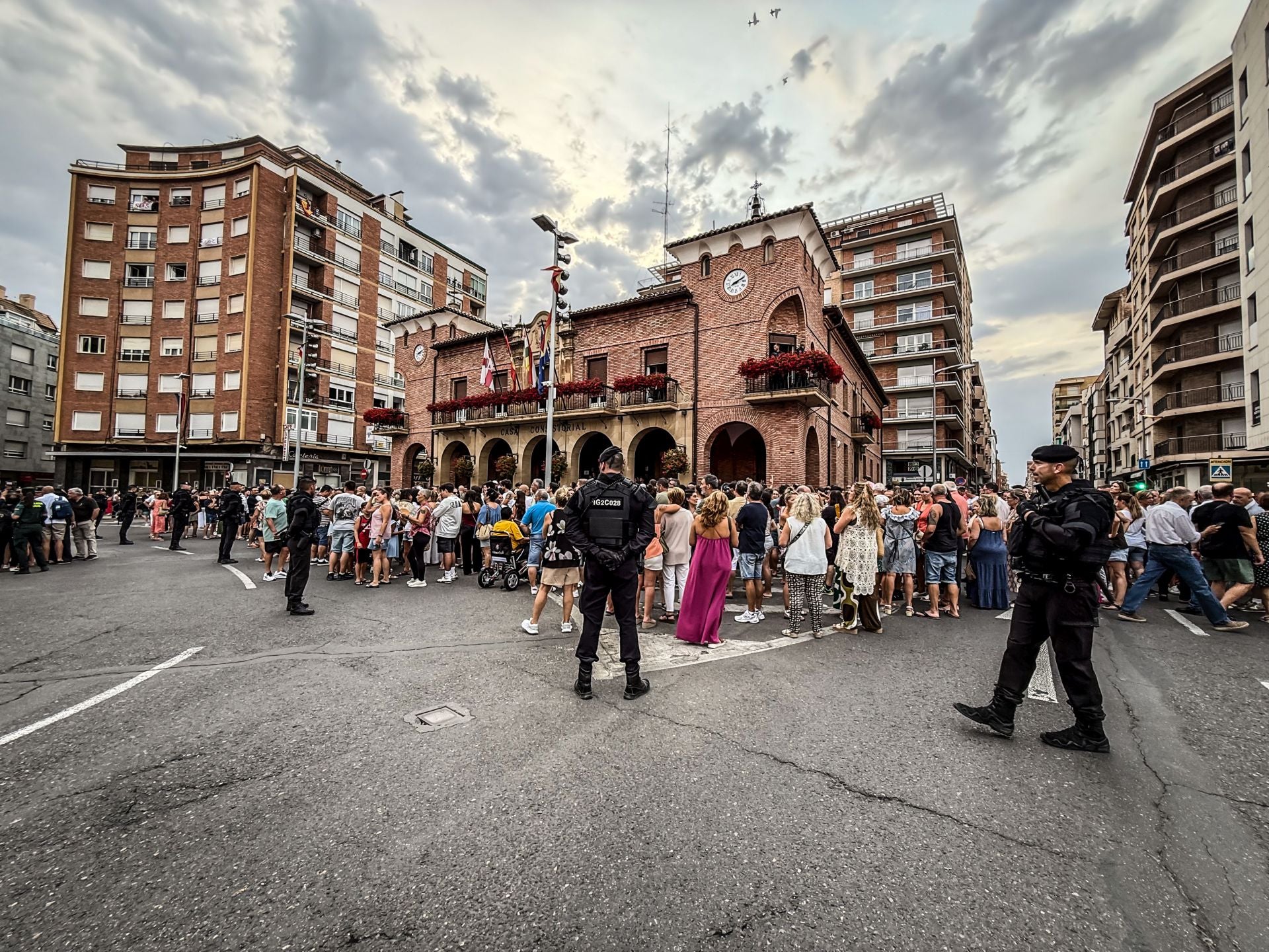 Las imágenes de la concentración de Calahorra