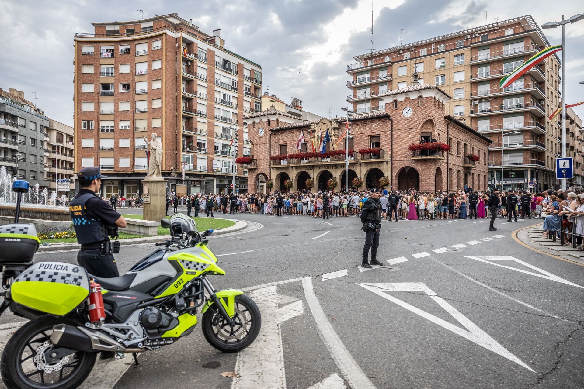 Las imágenes de la concentración de Calahorra
