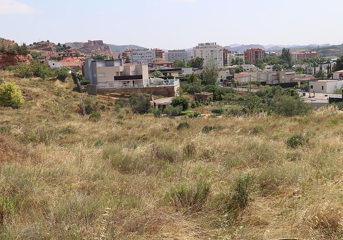 Zona en la que se construirán las viviendas.