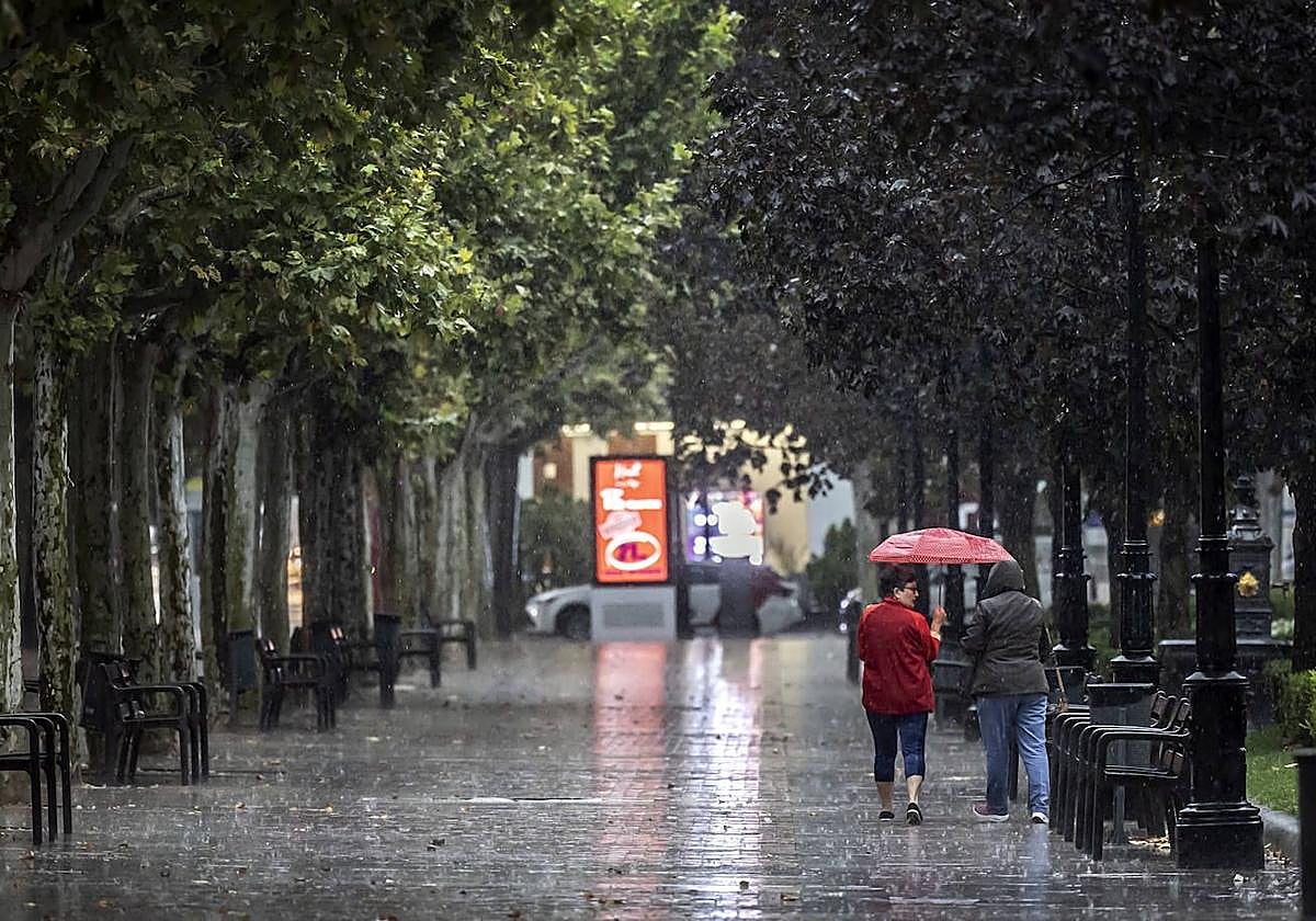 Activado el aviso amarillo por tormentas que pueden ir acompañadas de granizo en la Ibérica riojana