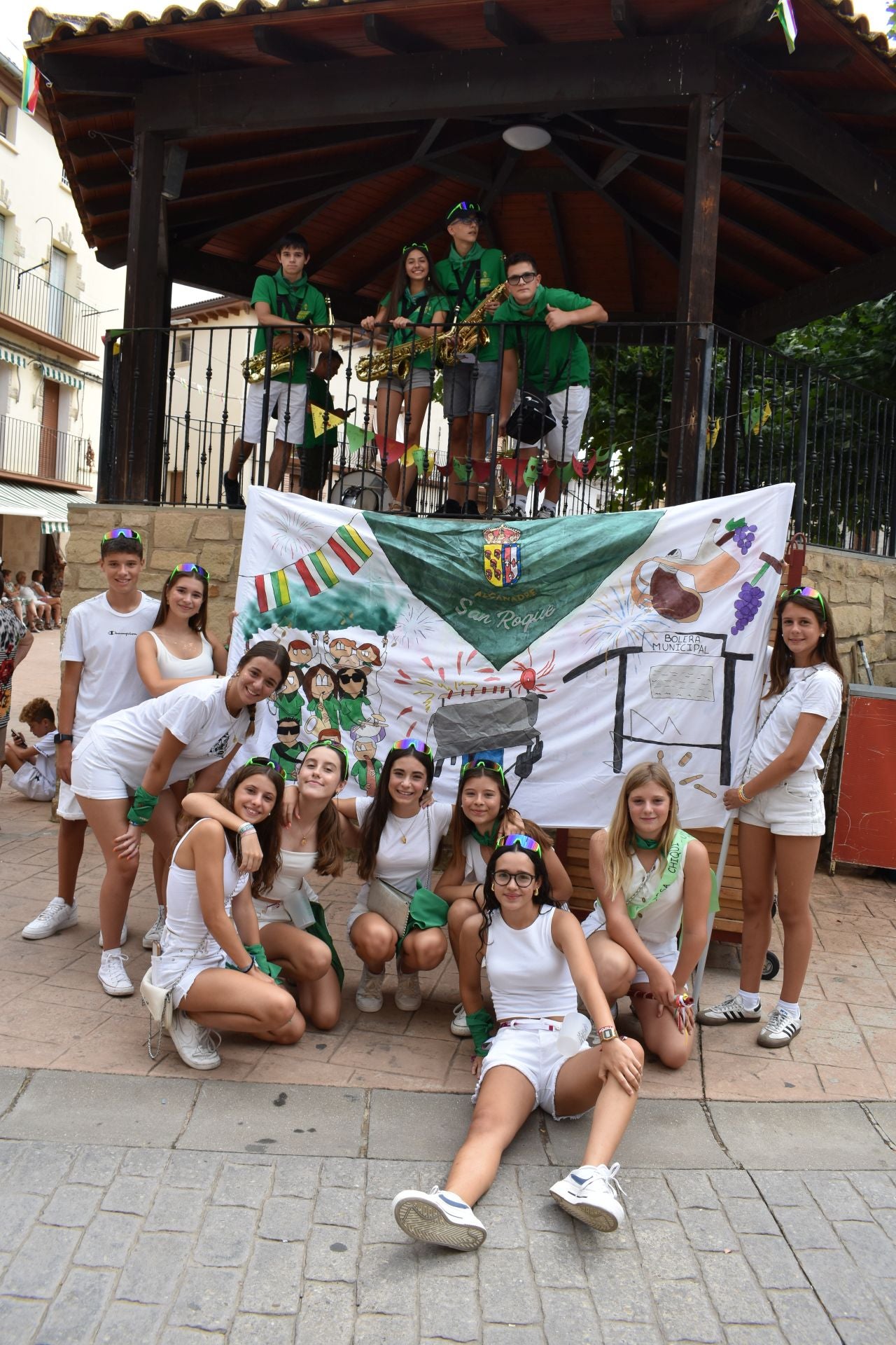 Las imágenes del comienzo de las fiestas de Alcanadre