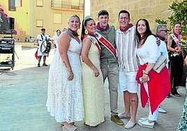 El cohete abre la fiesta en Agoncillo