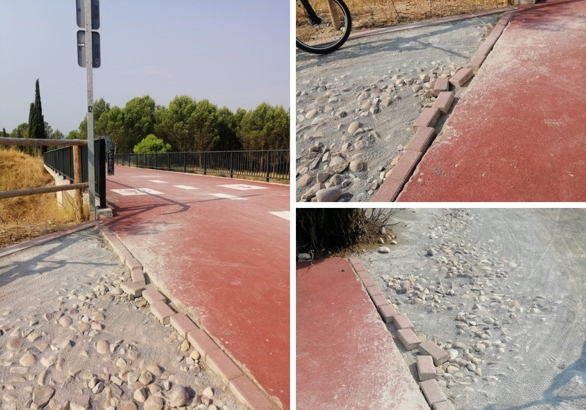 El pavimento de los caminos de La Grajera, hoy en La Guindilla.