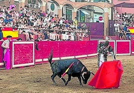 La plaza acogió ayer una novillada de los riojanos Álvaro y Pablo Lumbreras.
