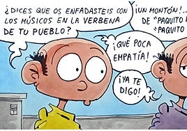 Los músicos en las verbenas de los pueblos, según Tris