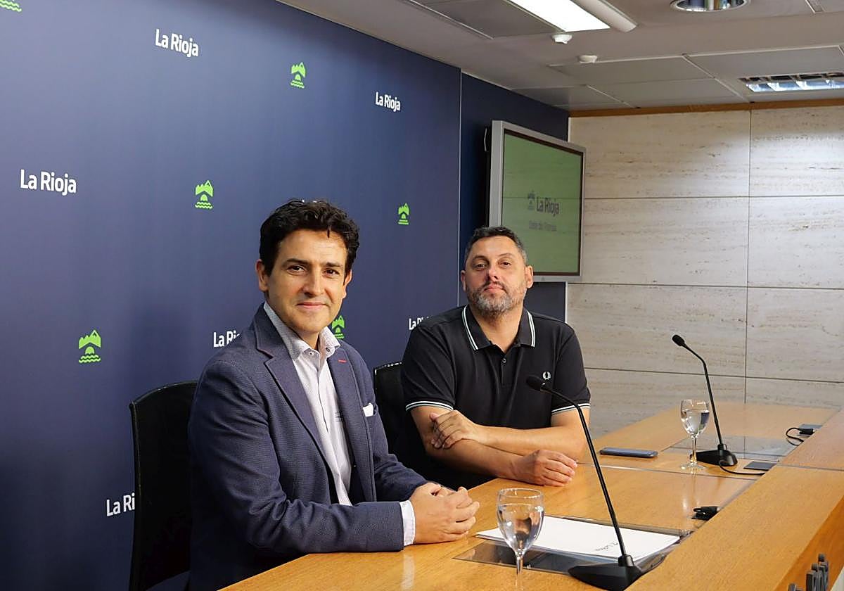 Roberto Iturriaga y Enrique Cabezón presentaron la próxima edición de la Guerra de Bandas de Actual.