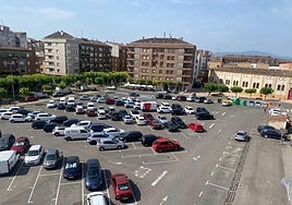 Vista de una parte del solar del Silo, desde el edificio del centro joven.