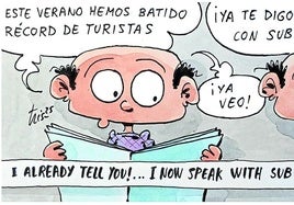 El récord de turistas, según Tris