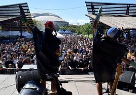 Concierto en el Espacio Peñas, en 2023.
