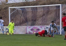 Campos celebra tras anotar el gol que abría la lata.