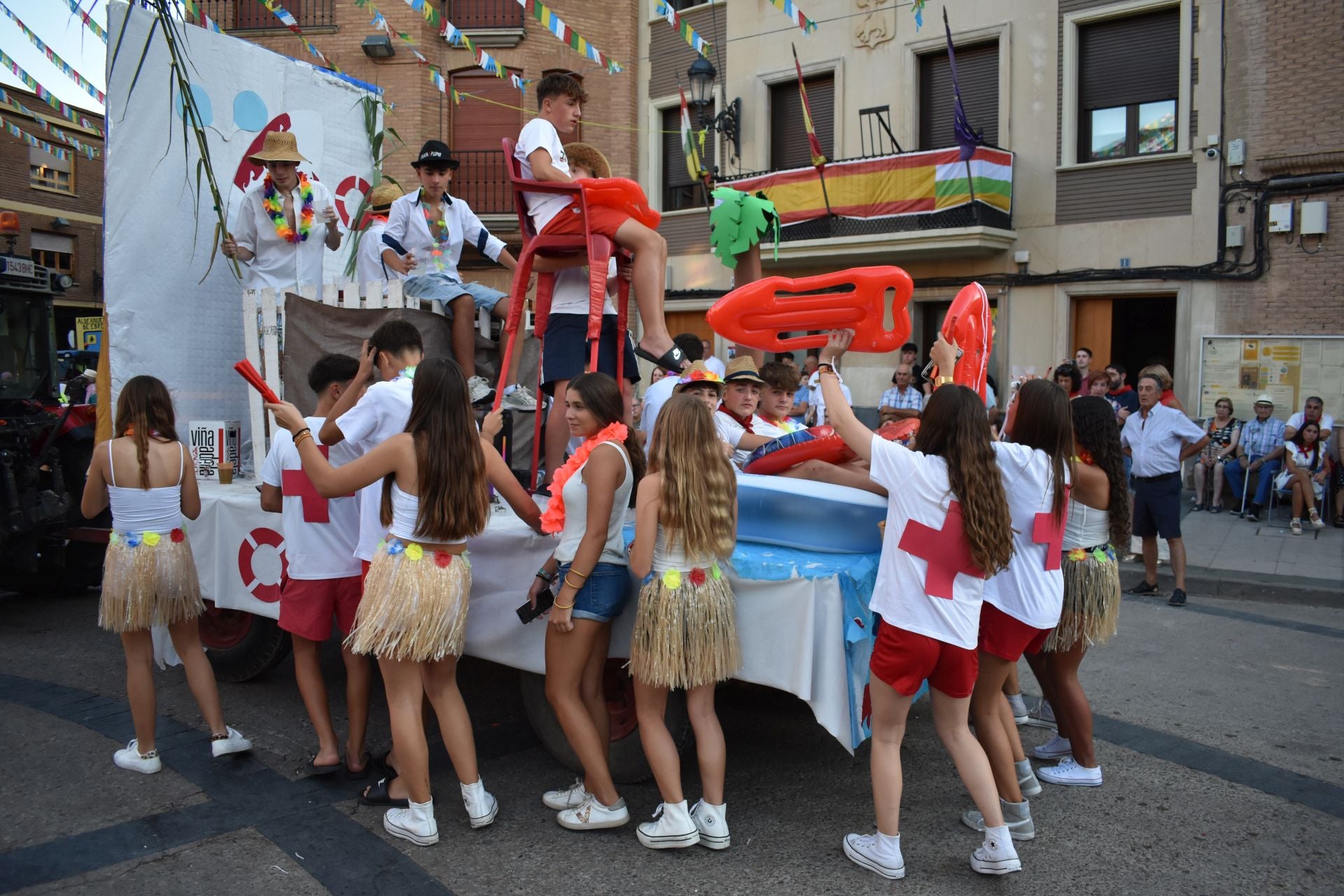 Todo el color de las fiestas de Aldanueva de Ebro