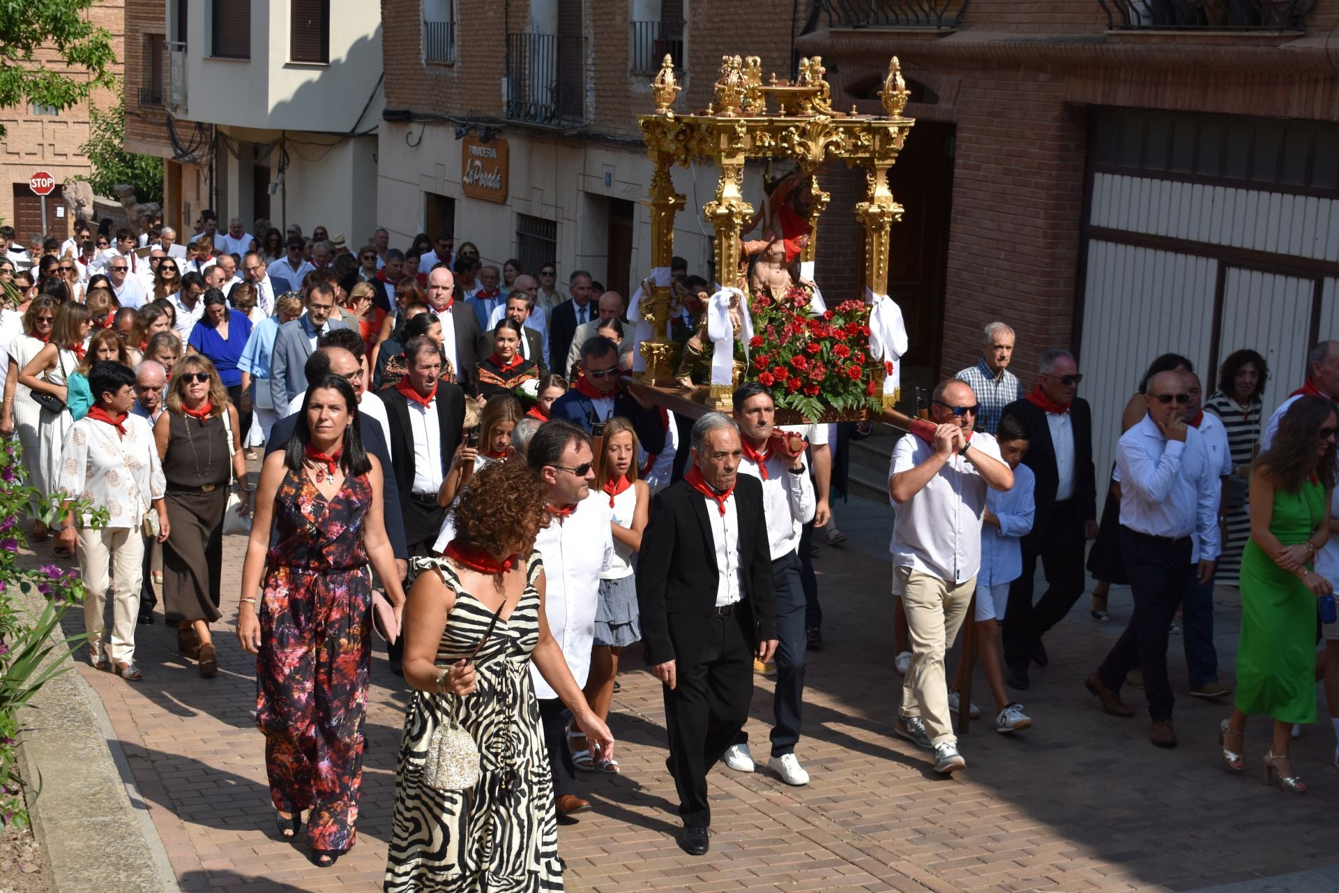 Las imágenes del día de San Bartolomé en Aldeanueva
