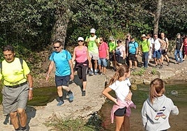 El Paseo Saludable jarrero visitó Gimileo y Ollauri