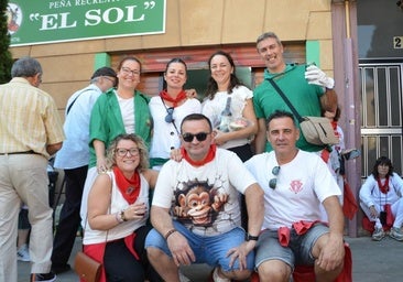 La peña El Sol hizo del asado de chuletas y careta un festival