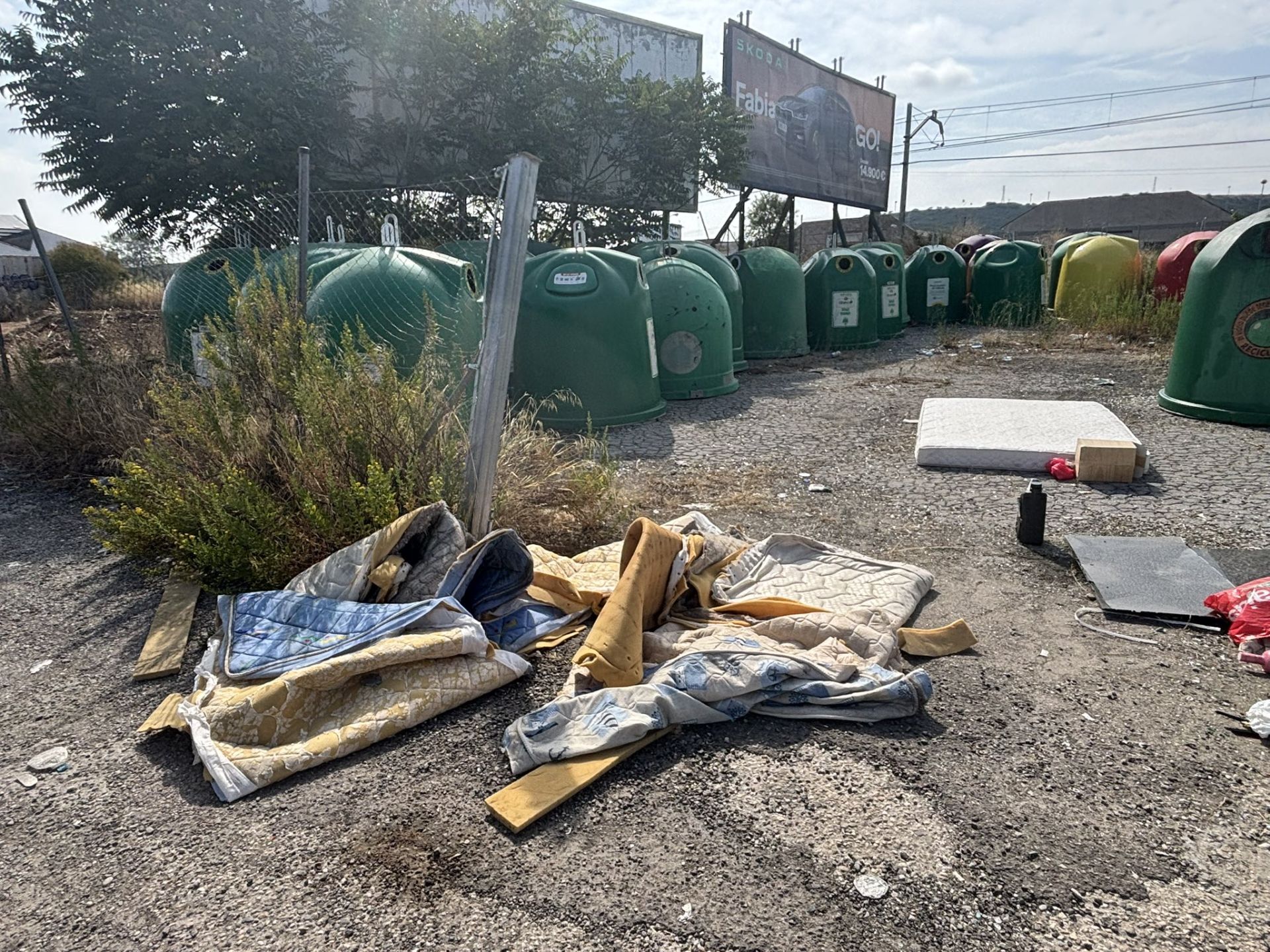 Otra perspectiva del 'vertido'.